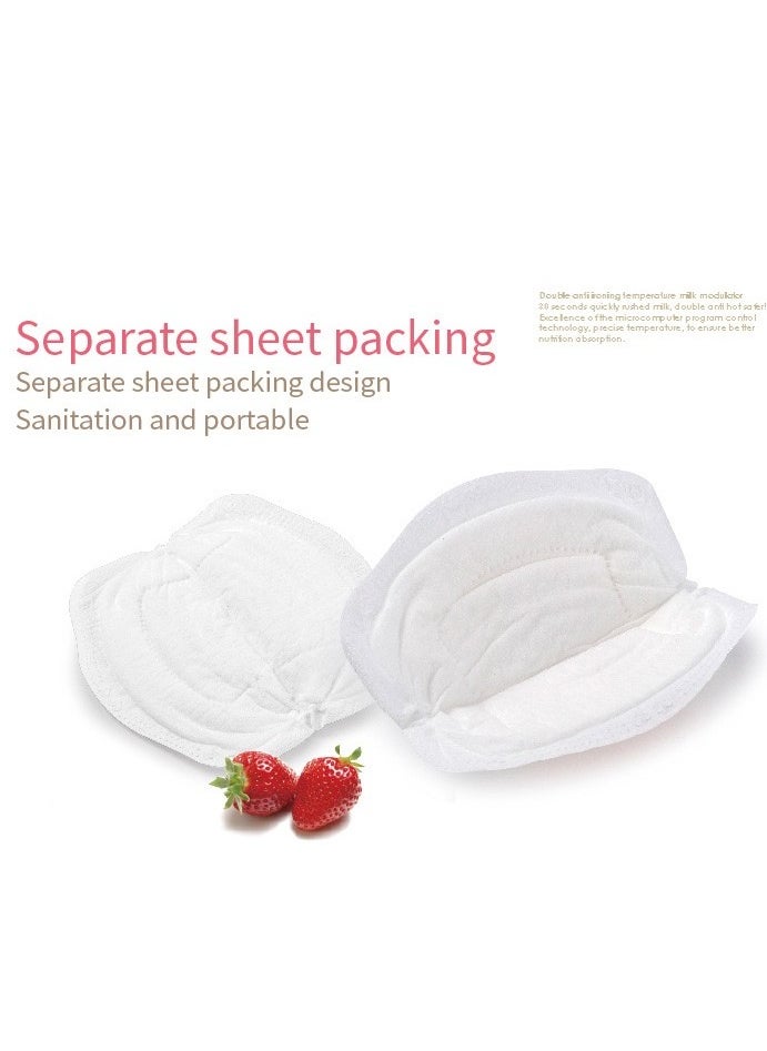 108-Piece Stay Dry Disposable Nursing Pads for Breastfeeding White