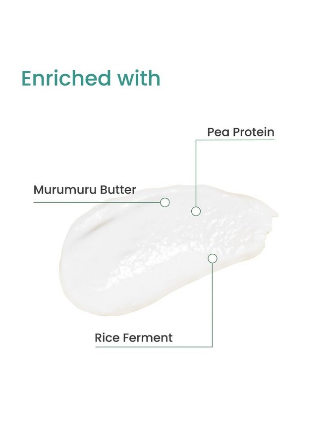 Pea Protein, Murumuru Butter, Rice Ferment Hair Butter, For Dry & Curly Hair - 100 Gm | Detangles Hair, Locks Hair Moisture, Controls Frizz