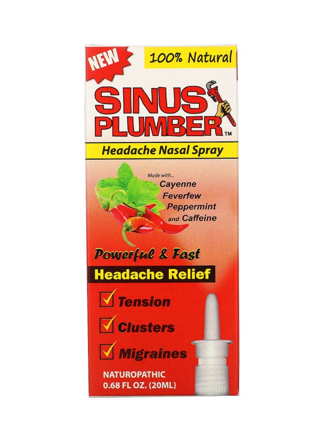 Sinus Plumber Headache Nasal Spray