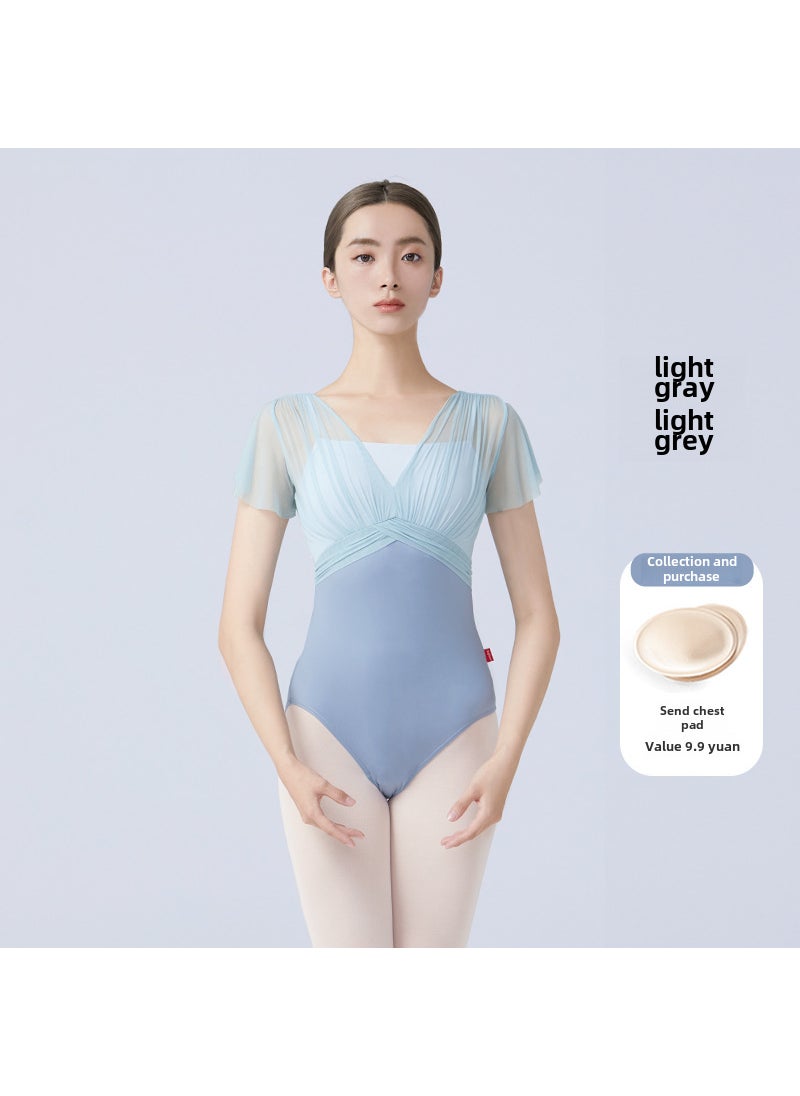 Rhythmic Gymnastics Leotard for Ballet Light gray