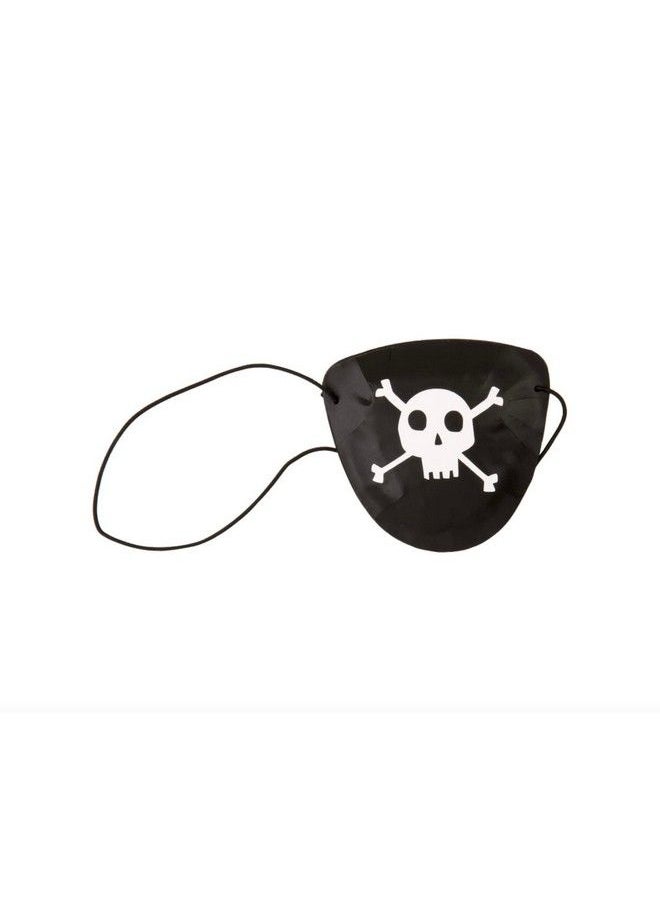 Pirate Eye Plastic Patch Favors ; Black ; 8 Pcs