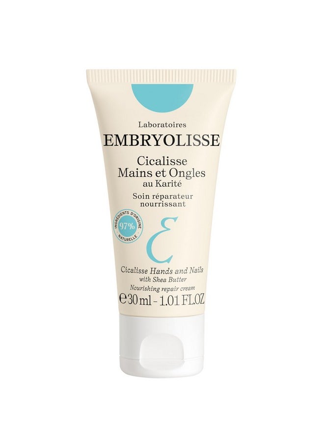 Cicalisse Hands And Nails Cream With Shea Butter & Glycerin. Soothes, Restores Dry & Damaged Skin, And Strengthens Nails, 1.01 Fl Oz