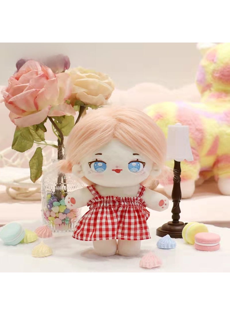 Authentic 20cm Cotton Doll with Detachable Hair for Kids NIKI (Capricorn) (long hair style, free DIY hairstyle)