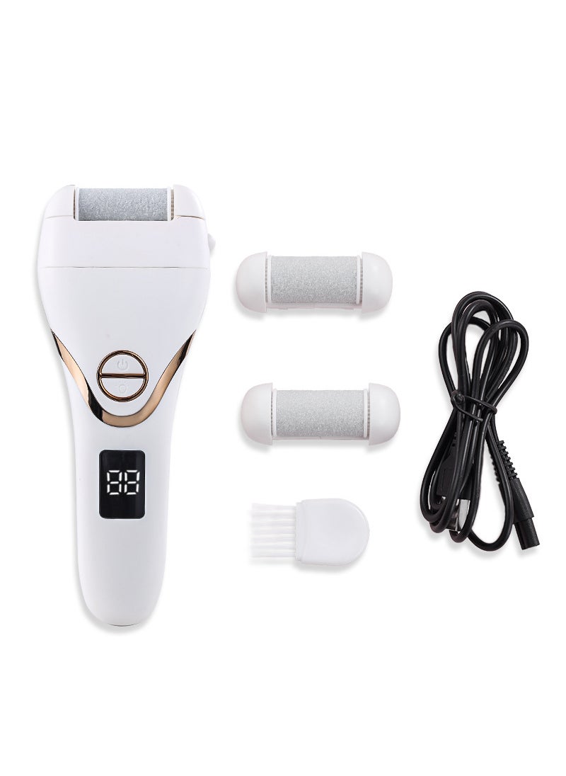 New Electric Foot Grinder Callus Remover HCA021 White