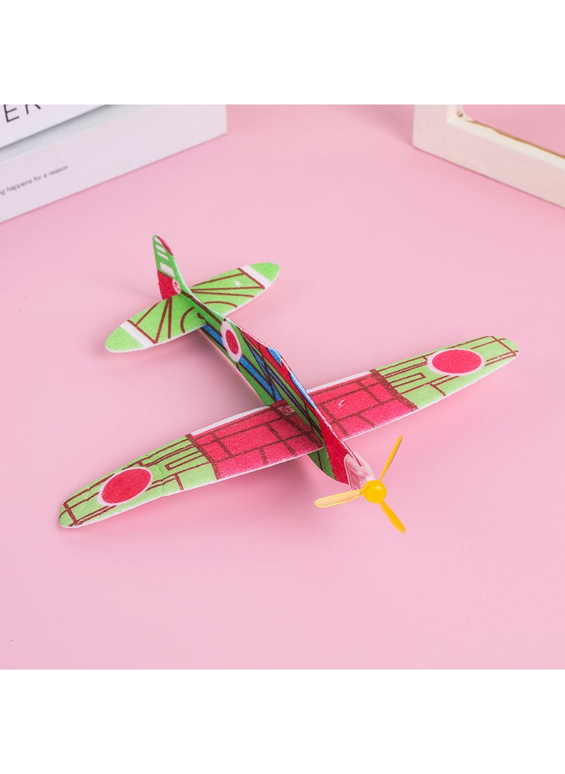 1 x 5 pcs Foam Glider Magic Plane Model DIY Toy Old Aircraft (fighter)