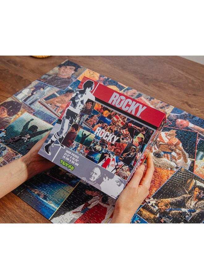 Rocky Movie Collage 1000-Piece Jigsaw Puzzle | Fun Brain Teaser, Toys & Games | 28 X 20 Inches