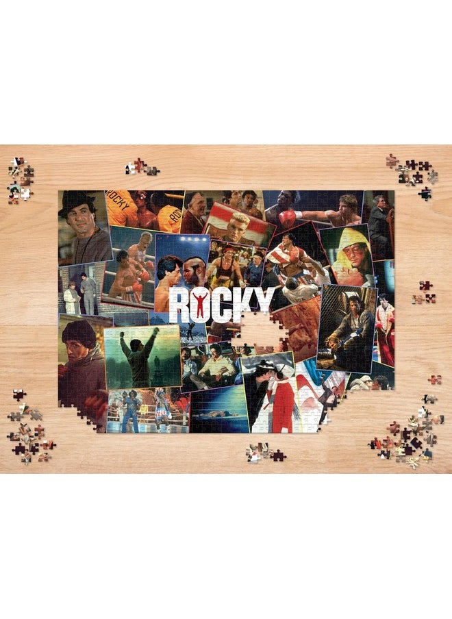 Rocky Movie Collage 1000-Piece Jigsaw Puzzle | Fun Brain Teaser, Toys & Games | 28 X 20 Inches