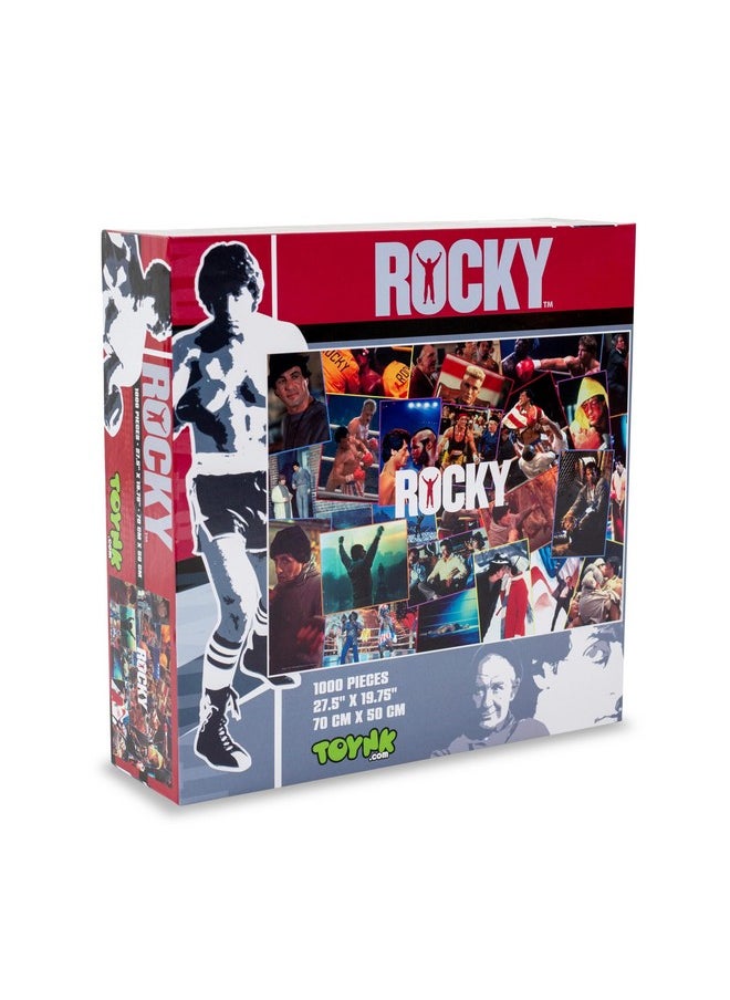 Rocky Movie Collage 1000-Piece Jigsaw Puzzle | Fun Brain Teaser, Toys & Games | 28 X 20 Inches