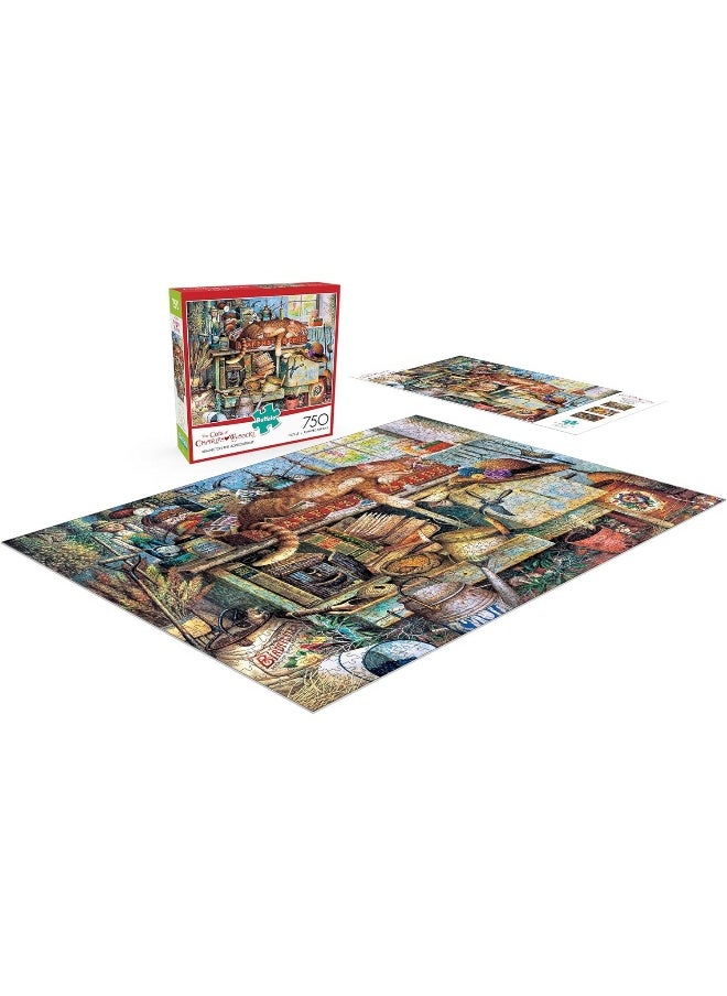 Buffalo Games - The Cats of Charles Wysocki - Remington The Horticulturist - 750 Piece Jigsaw Puzzle