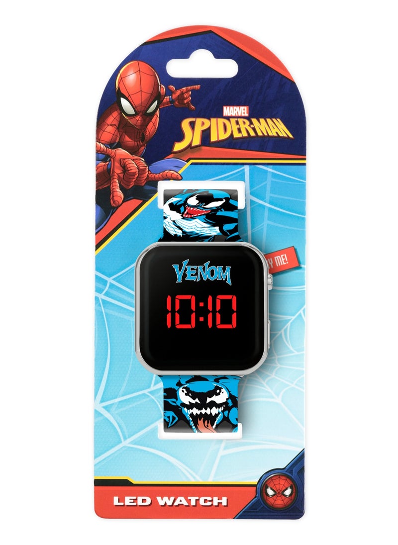 Venom Black Strap LED Boys Watch - VEN4001