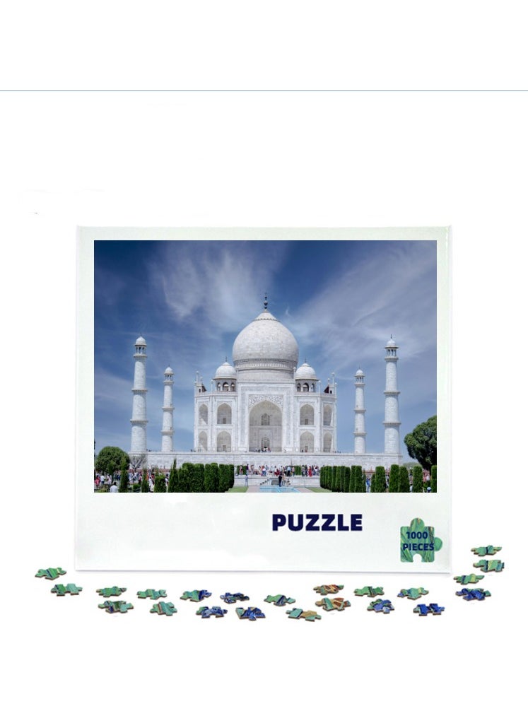 1000 pieces of colorful 3D puzzles