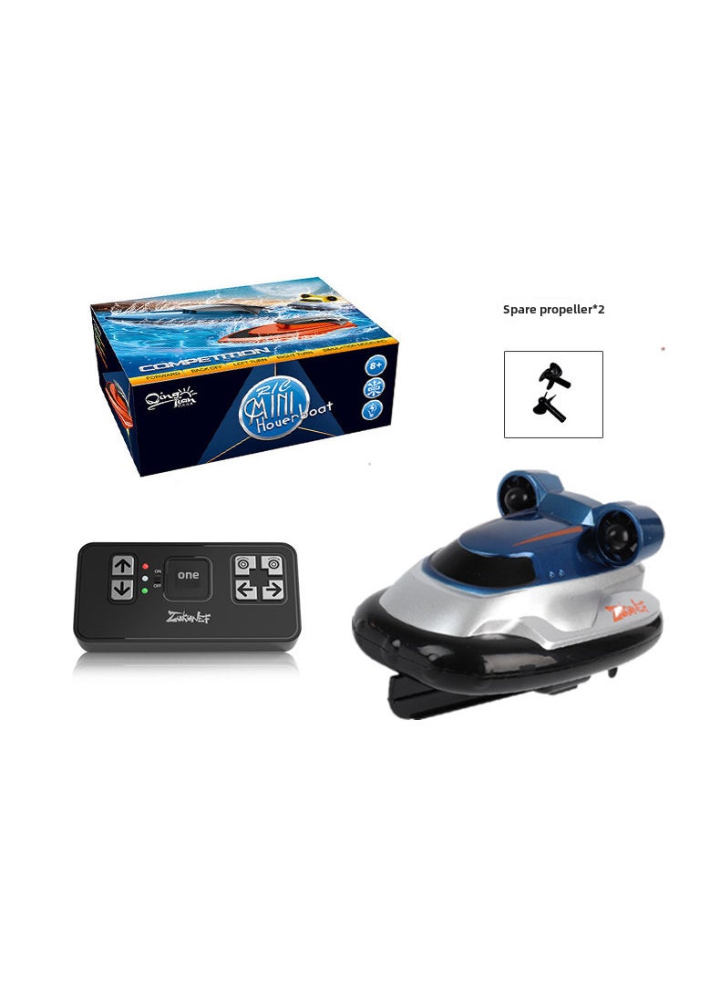 Mini RC High-Speed Boat 2.4G with LED Lights 888-1 Blue 2.4G (e-commerce packaging)