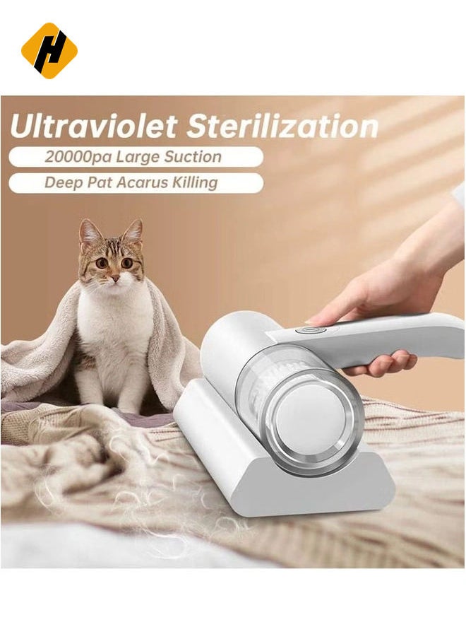 Handheld UV Mite Removal Instrument, 10Kpa Super Suction, Portable Household Mite Removal Vacuum Cleaner For Home Bed Mattress Sofa Anti Dust Mites Vacuum Cleaner