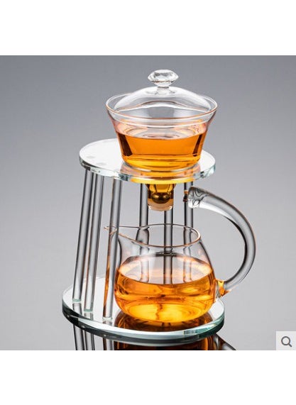 Automatic Glass Tea Set with Kettle Gently transparent tea maker