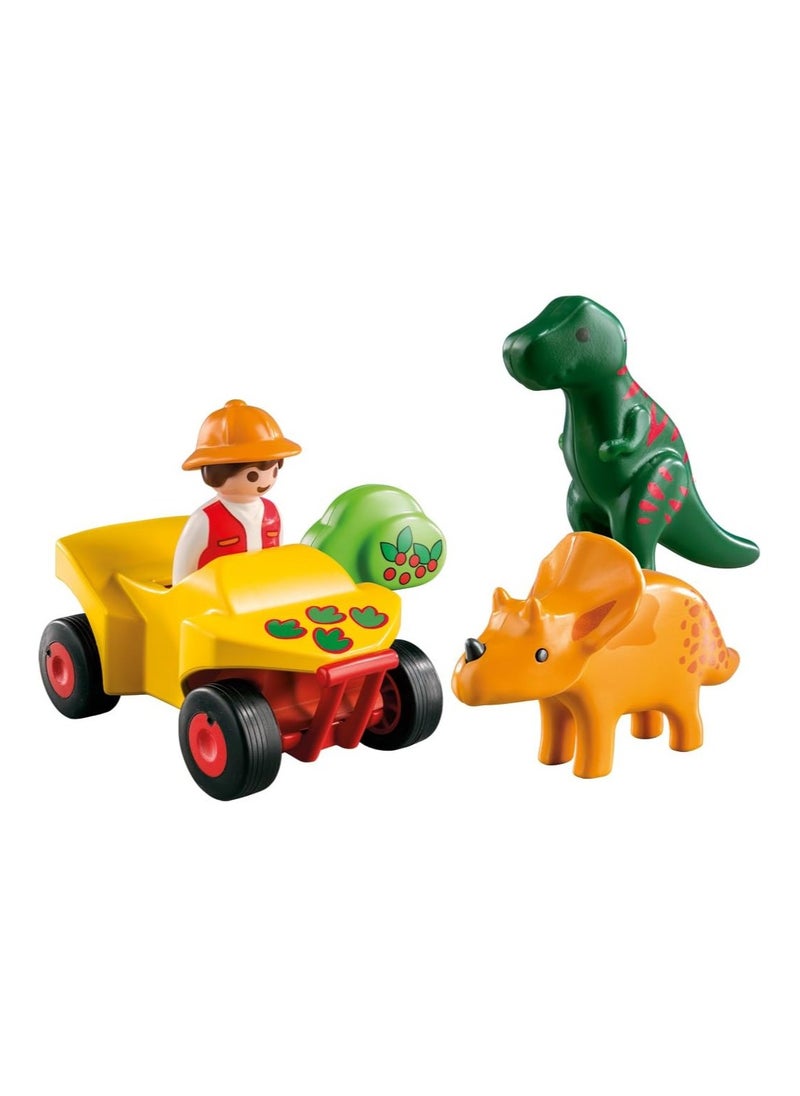 PLAYMOBIL 9120 Dinosaur Explorer with Quad