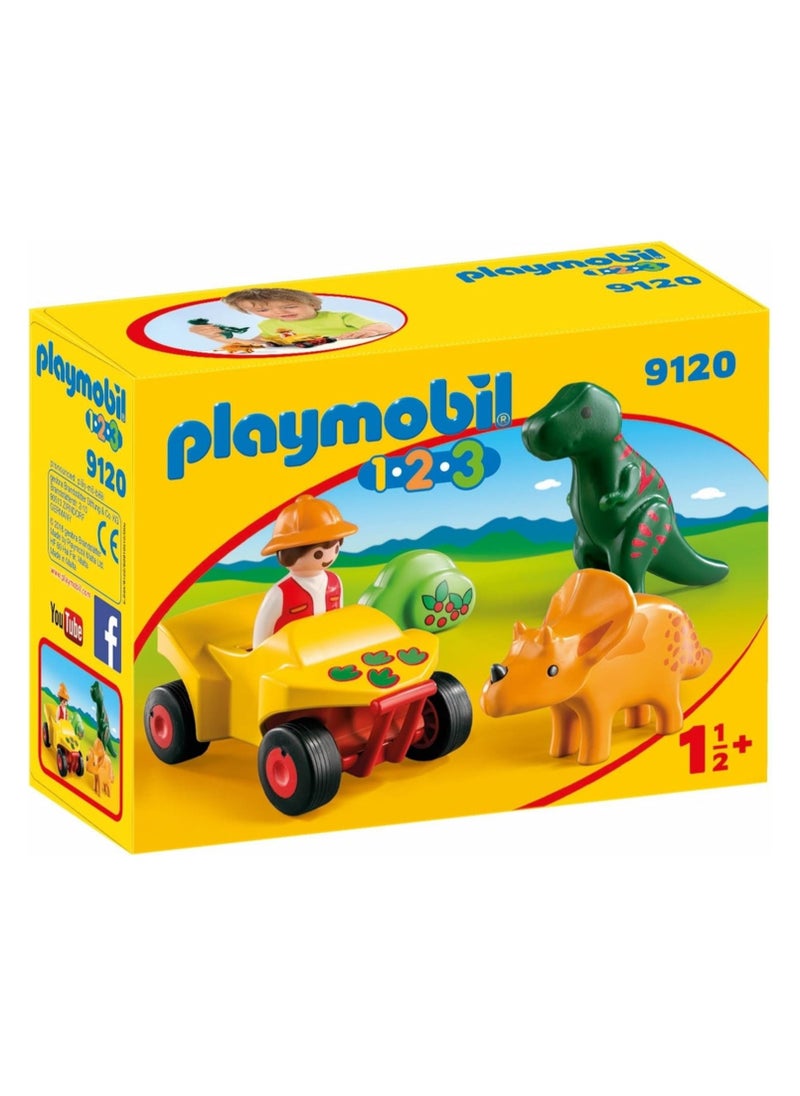 PLAYMOBIL 9120 Dinosaur Explorer with Quad