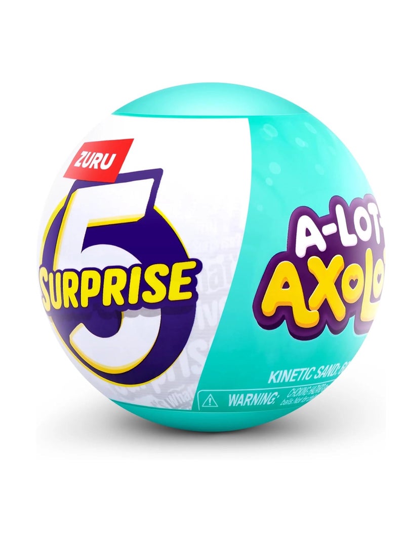 5 Surprise Mini Brands! A-Lot-A Axolotls Series 1 Mystery Pack