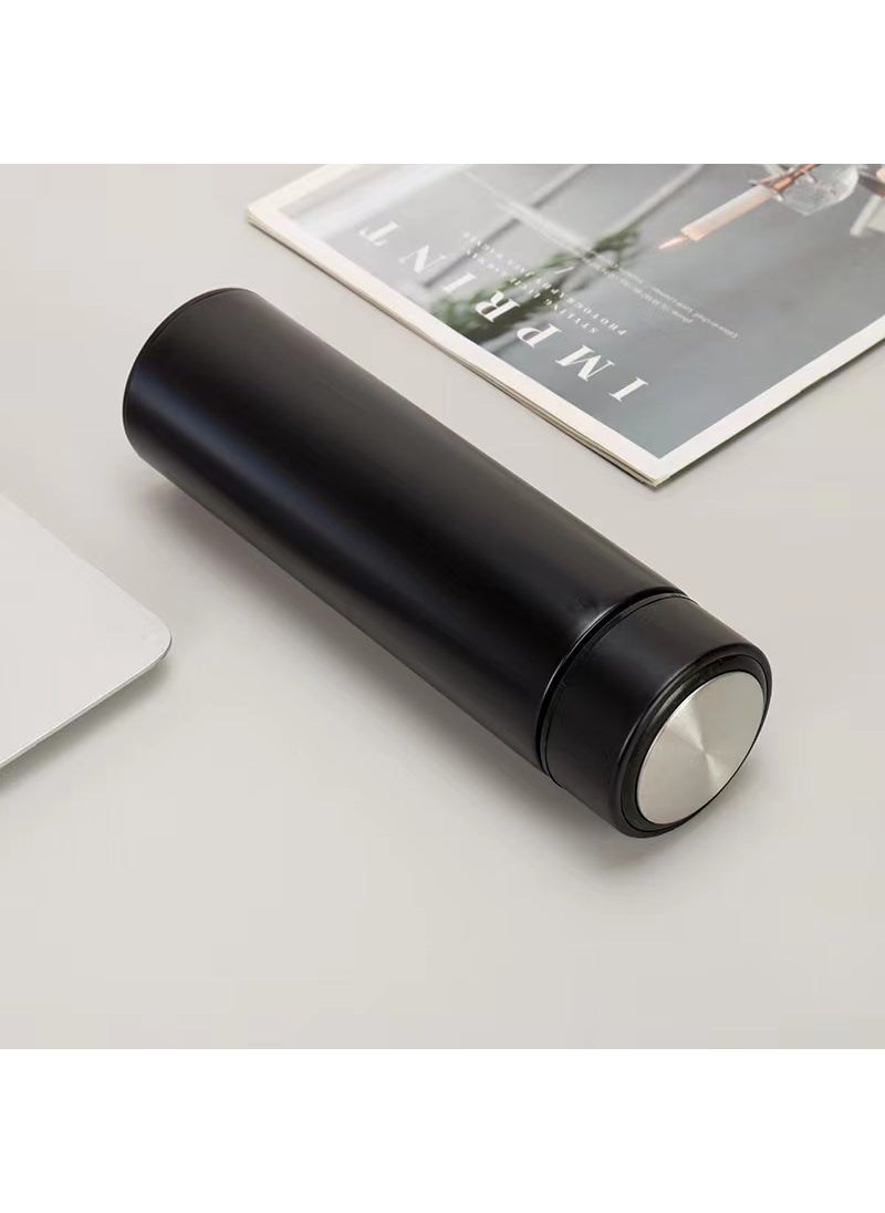 1 x 5 pcs New Smart 304 Stainless Steel Insulated Cup Black 304 material does not show temperature