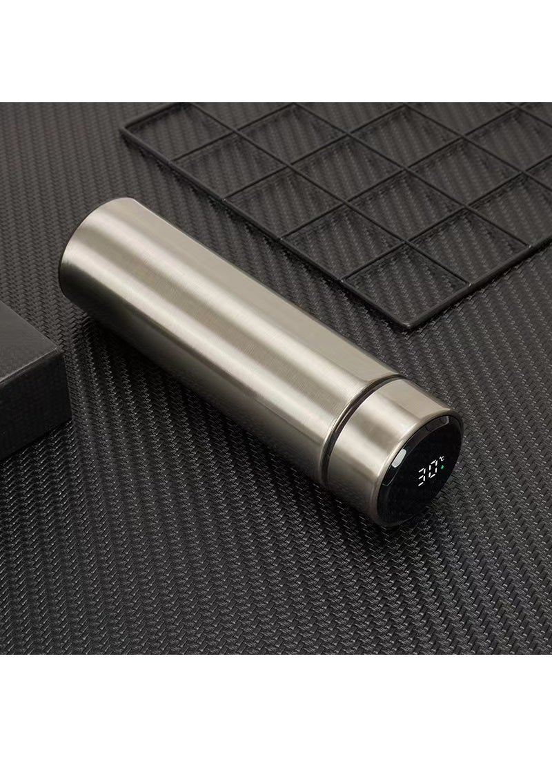 1 x 5 pcs New Smart 304 Stainless Steel Insulated Cup Warm display natural color 304 material