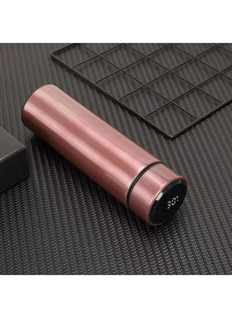 1 x 5 pcs New Smart 304 Stainless Steel Insulated Cup Warm rose gold 304 material