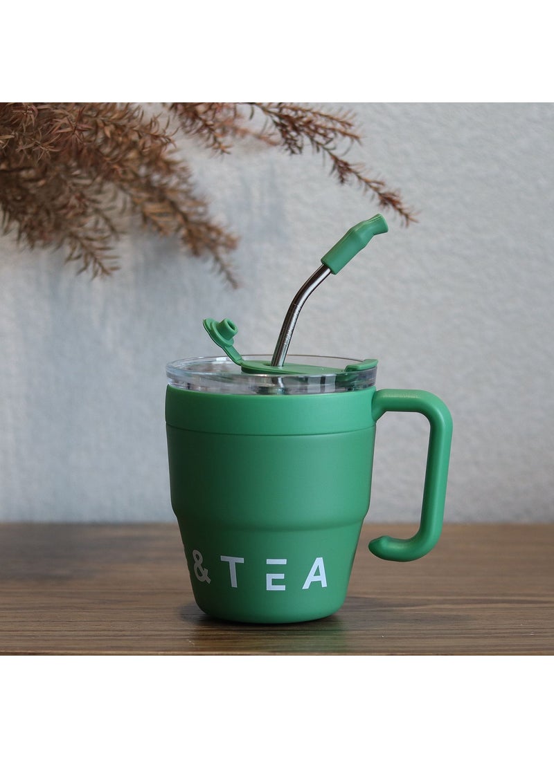 Fashion Campus Straw Mug Green