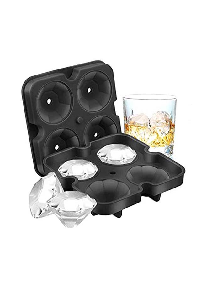 Ice Cube Tray Black 5inch