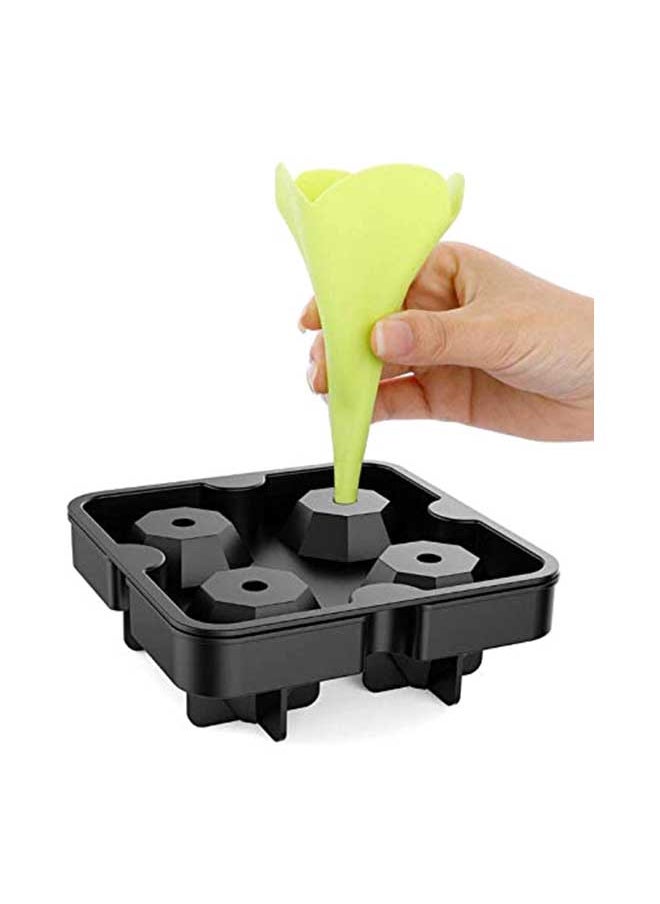 Ice Cube Tray Black 5inch