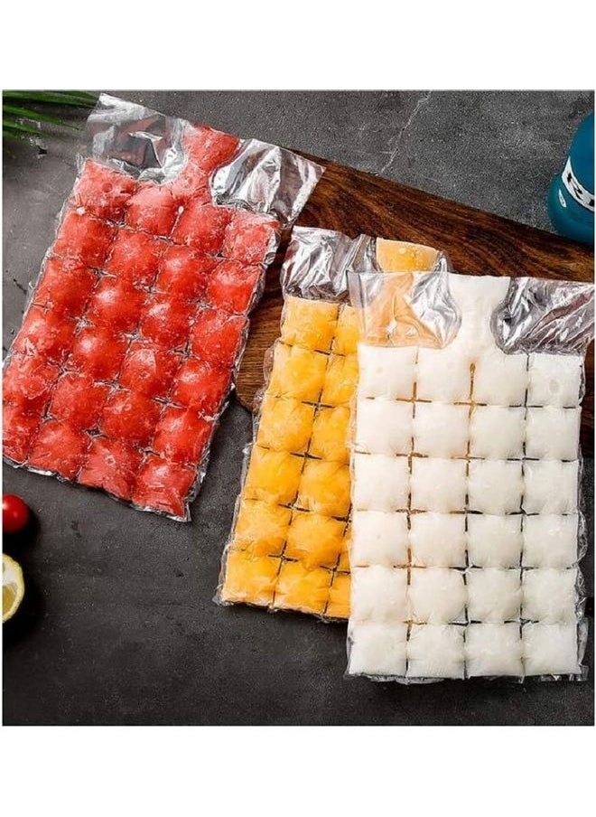 Pack Of 50 Disposable Ice Cube Bags B61 Multicolour