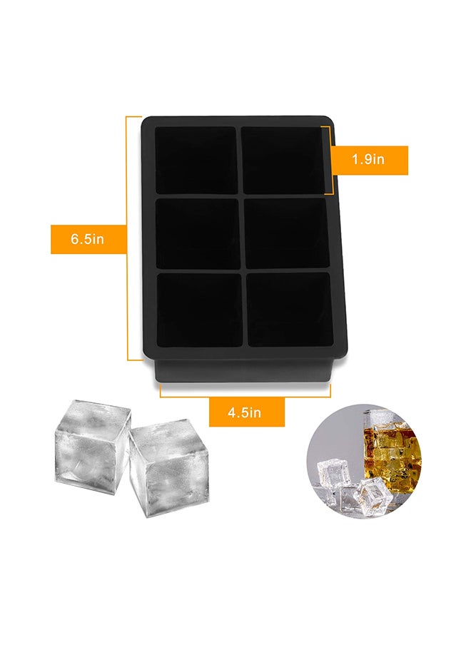 Ice Cube Tray Black 5inch