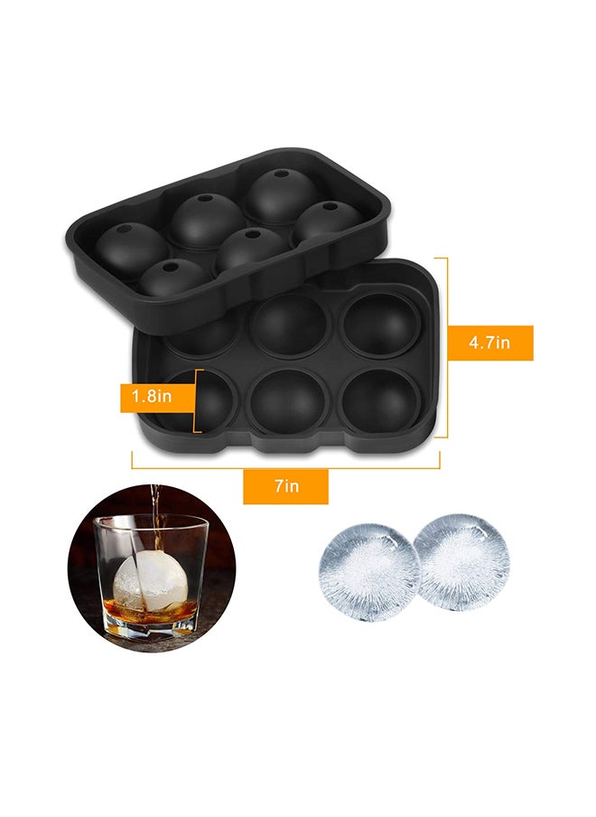 Ice Cube Tray Black 5inch