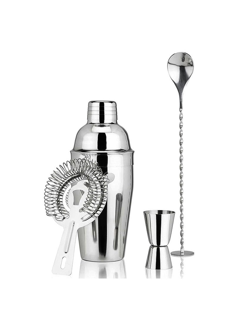 Stainless Steel Cocktail Shaker Set 550 four-piece set