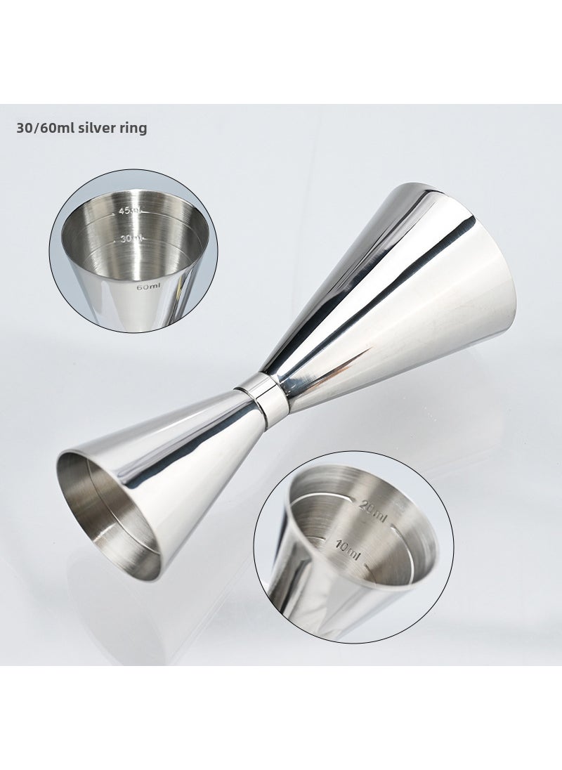 304 Stainless Steel Double Jigger Cocktail Ounce Cup with Measurements YH30/60