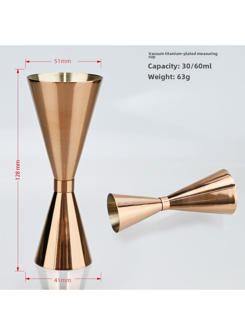 304 Stainless Steel Double Jigger Cocktail Ounce Cup with Measurements ZS30/60