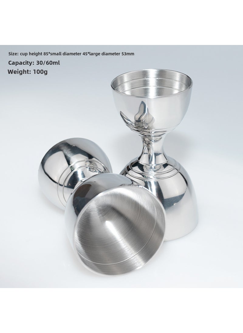 304 Stainless Steel Double Jigger Cocktail Ounce Cup with Measurements MF6