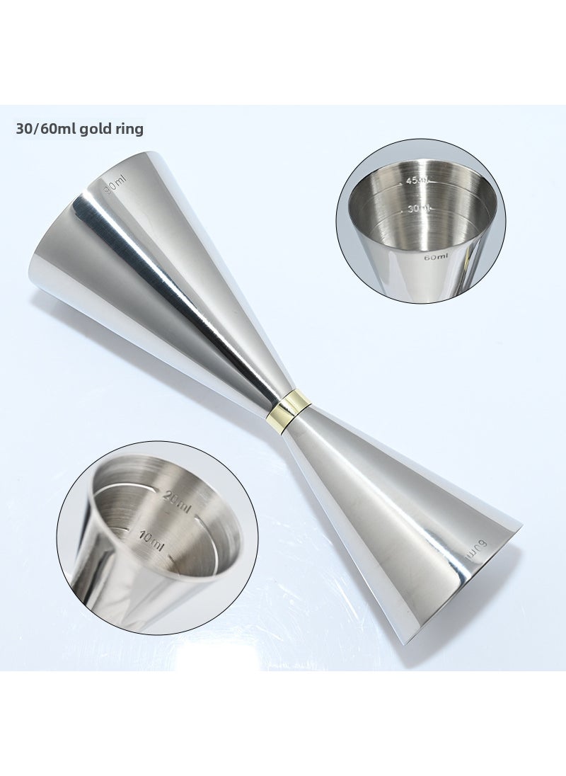 304 Stainless Steel Double Jigger Cocktail Ounce Cup with Measurements WF30/60