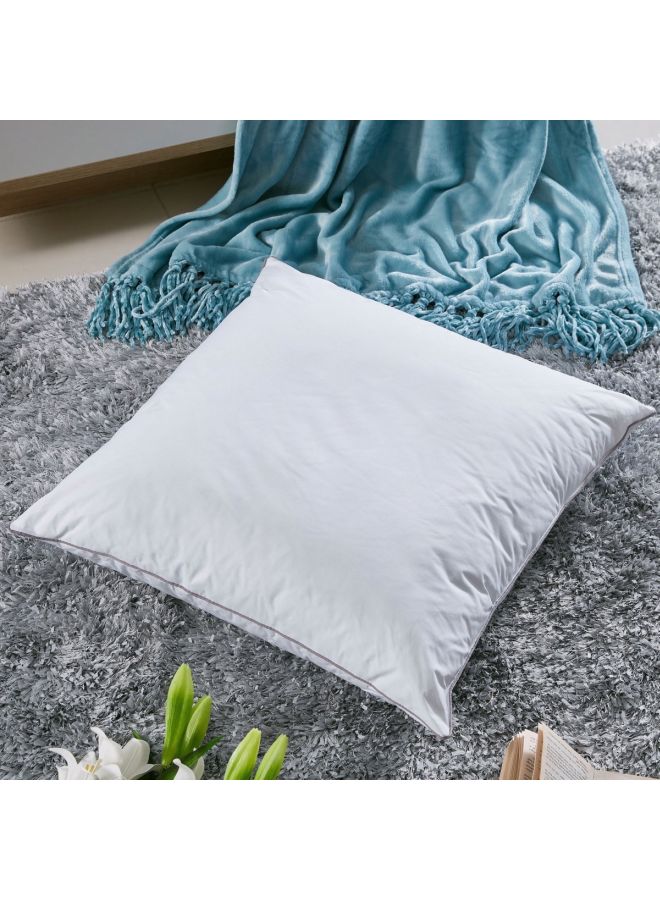 Luxury Down Alternative Filled Cushion Cotton White 65x65cm