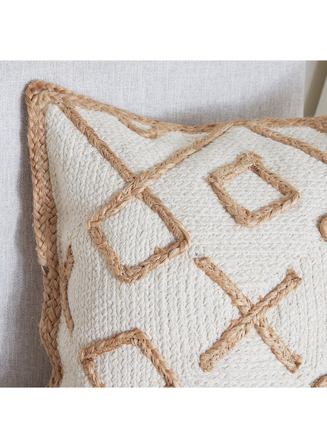 Eco Handmade Jute Filled Cushion 45 x 45 cm