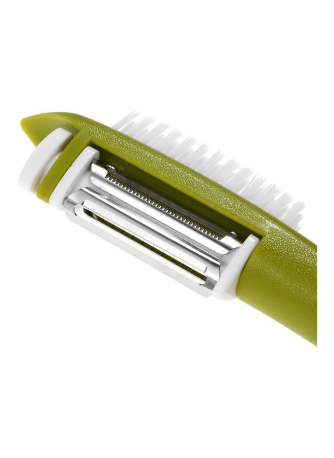 3-In-1 Peeler Green 21x5x3cm