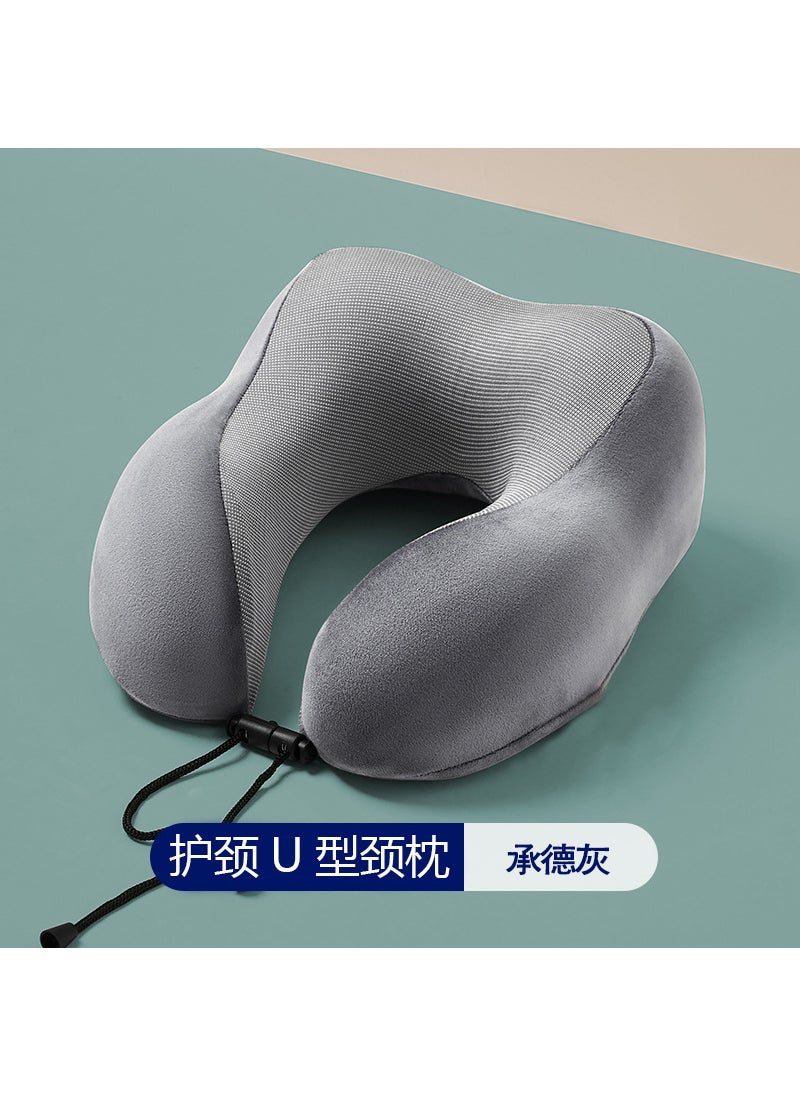 Travel Neck Pillow Slow Rebound Memory Foam Chengde Ash