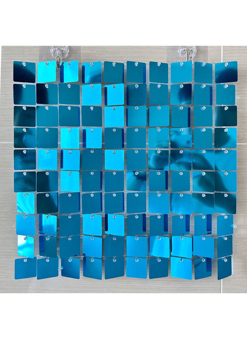 Sequin Wall Panels for Party Decor JX-2257 Lake Blue