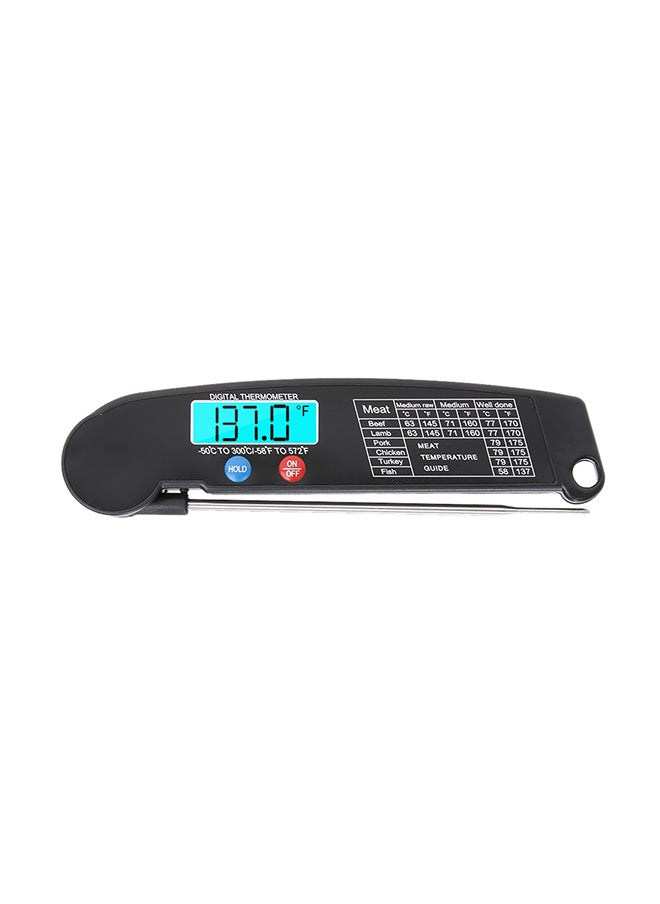 Digital Instant Read Meat Thermometer Black 20.00x1.50x7.50cm