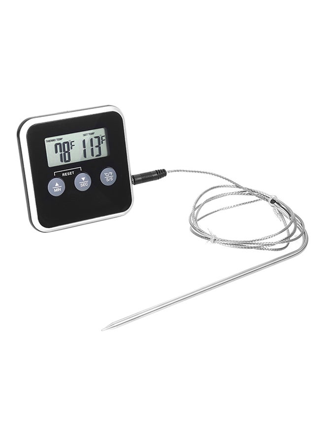 Digital Meat Thermometer Black 7.80 x 7.80 x 1.70centimeter