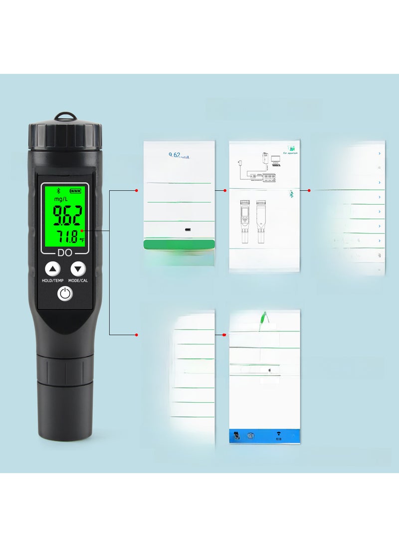 Portable Bluetooth DO9100 Dissolved Oxygen Meter 0.0-30.0