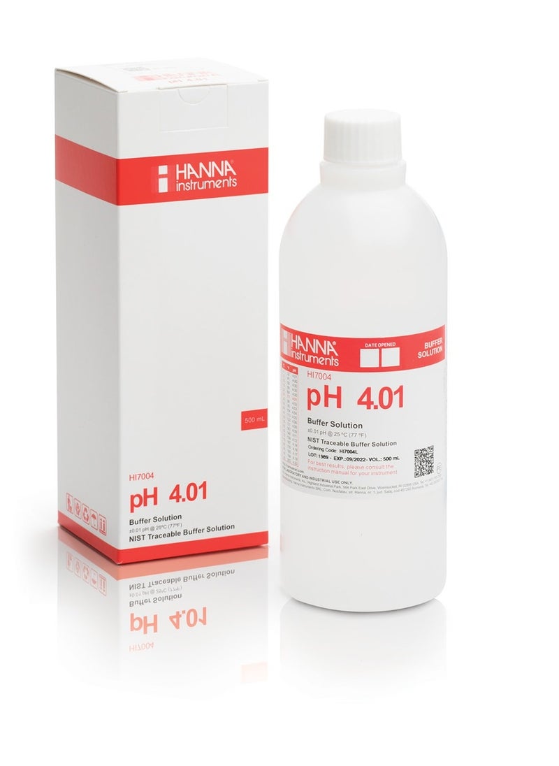 pH 4.01 Buffer Solution, 500mL