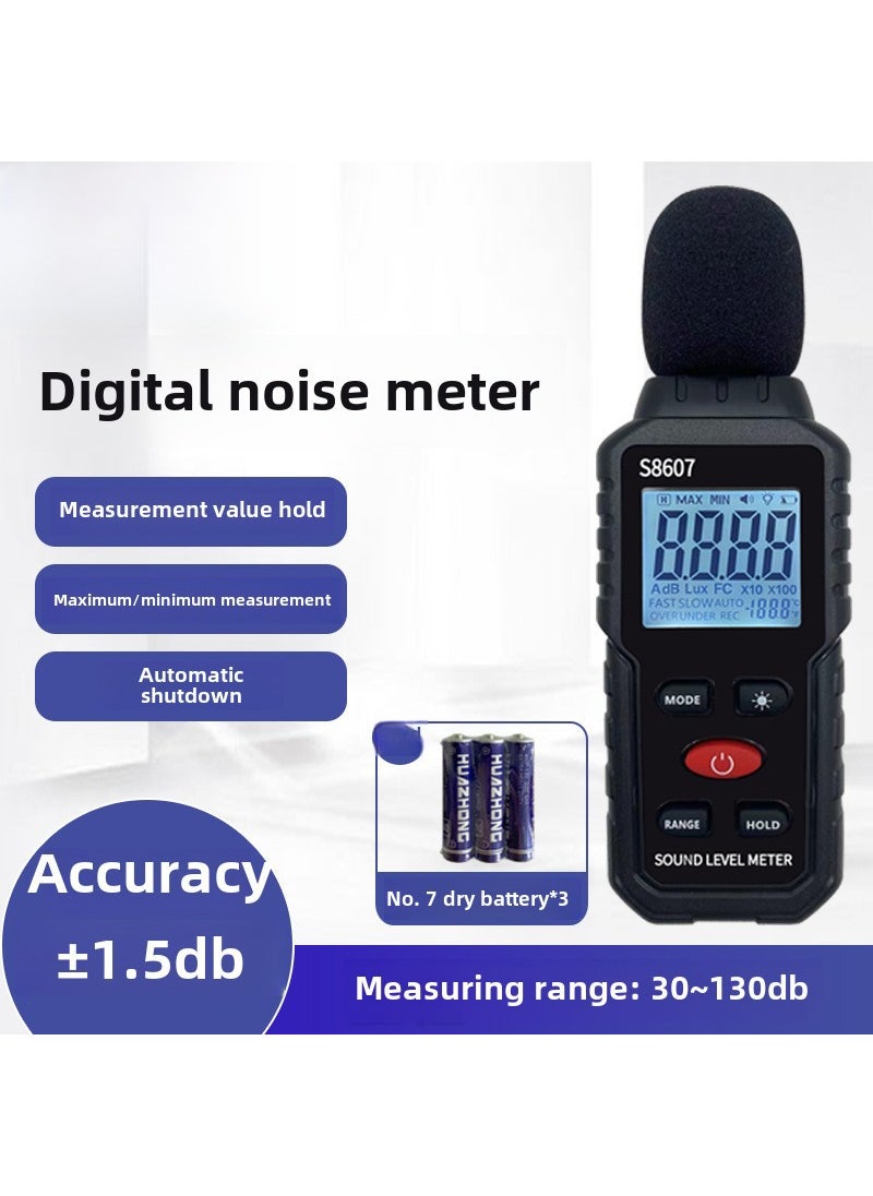 Handheld Digital Sound Level Meter Noise Detector