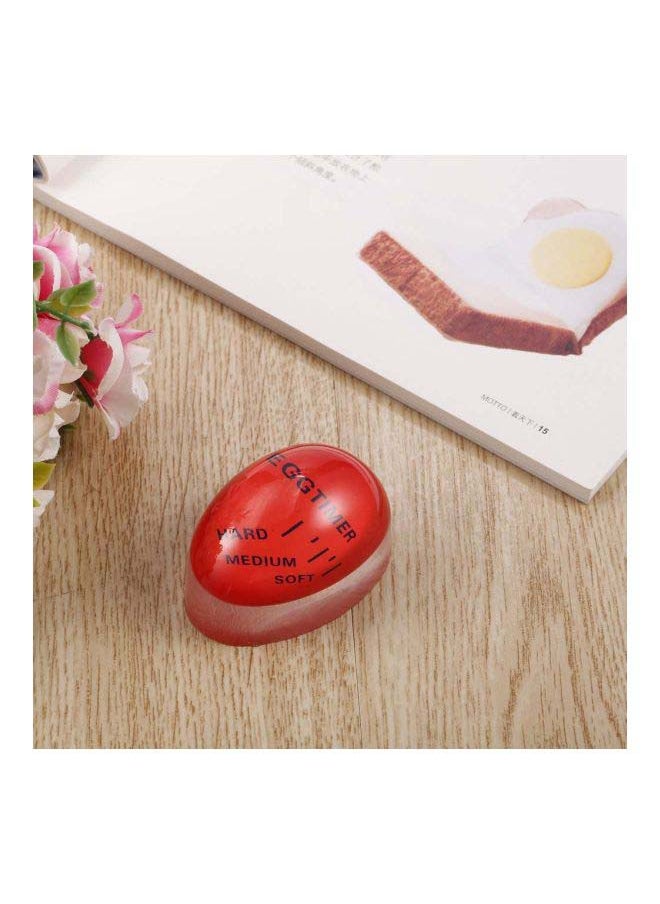 Egg Colour Changing Timer Red 5.6x4x4centimeter