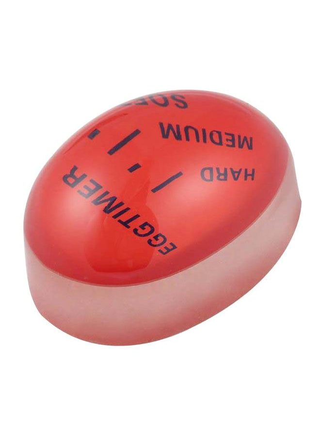 Egg Colour Changing Timer Red 5.6x4x4centimeter