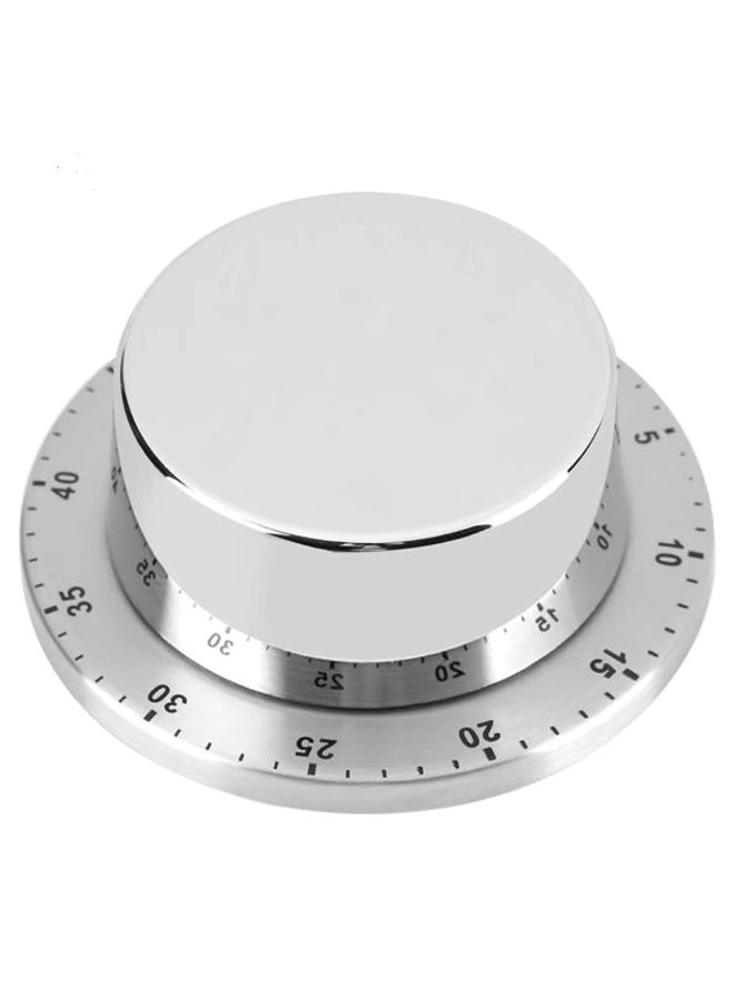 Countdown Kitchen Timer Silver 8cm