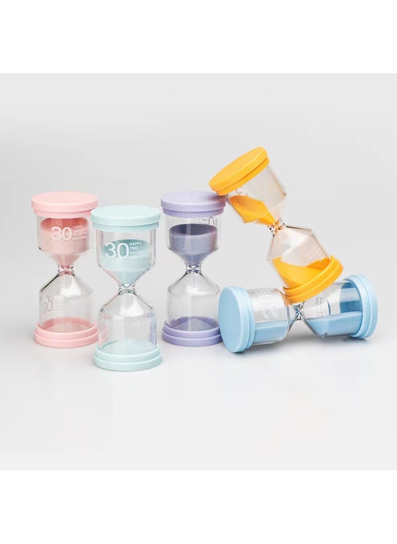 Hourglass Timer children 15 minutes and half an hour birthday gift decorations desktop living room decorations ornaments Macaron pink