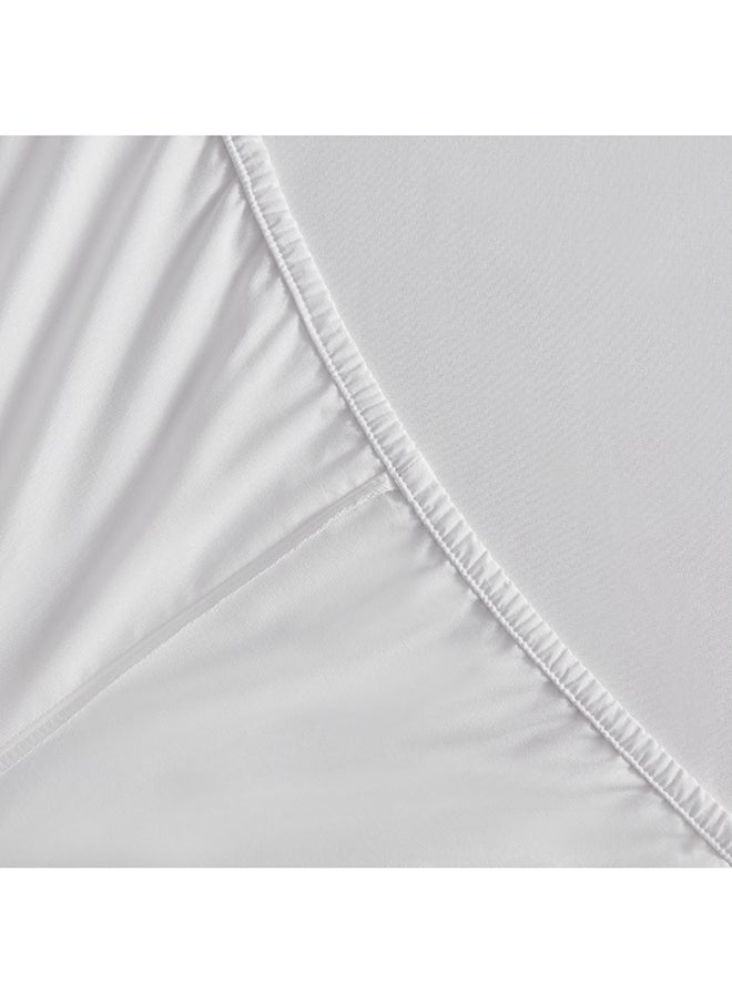 Grande Affordables White Haven Geta Super King Percale Cotton Fitted Sheet 200 x 33 x 200 cm